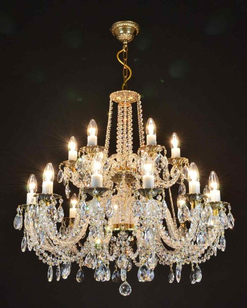 Installing a Crystal Chandelier