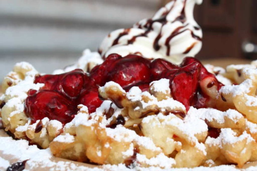 Frozen Funnel Cake
